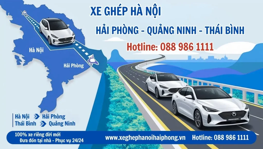Xe ghép hà nội hải phòng